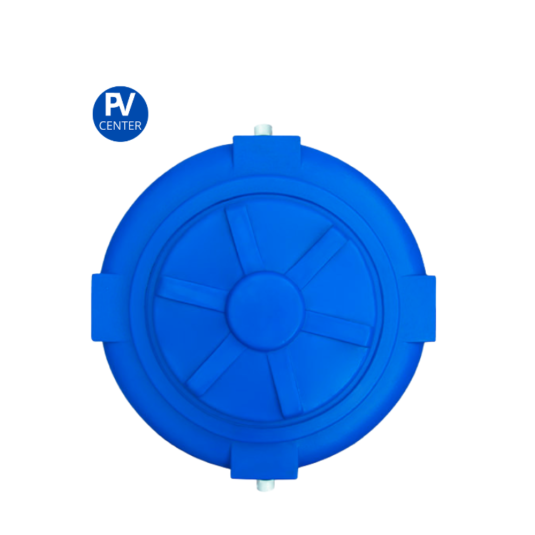 PVCENTER BOGOTÁ-Tanque Agua Colempaques Cilíndrico 600Lt Tricapa Tapa Giro Azul Colempaques