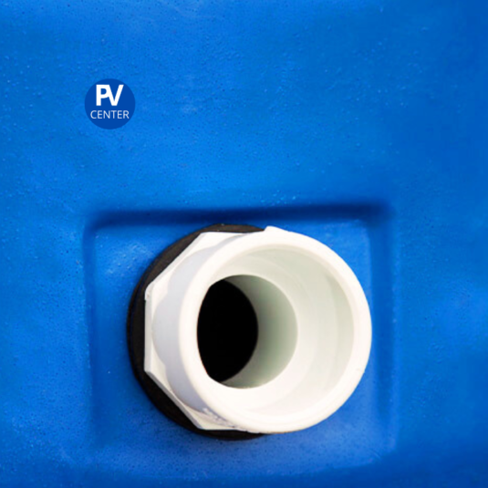 PVCENTER BOGOTÁ-Tanque Agua Colempaques Cilíndrico 600Lt Tricapa Tapa Giro Azul Colempaques