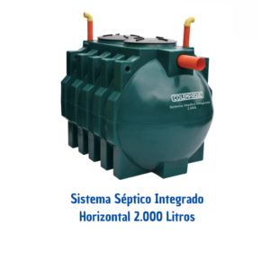 Sistema Séptico Integrado Horizontal 2.000 Litros