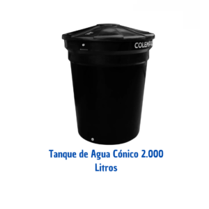 Tanque de Agua Cónico 2.000 Litros