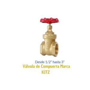 Válvula de Compuerta Marca KITZ